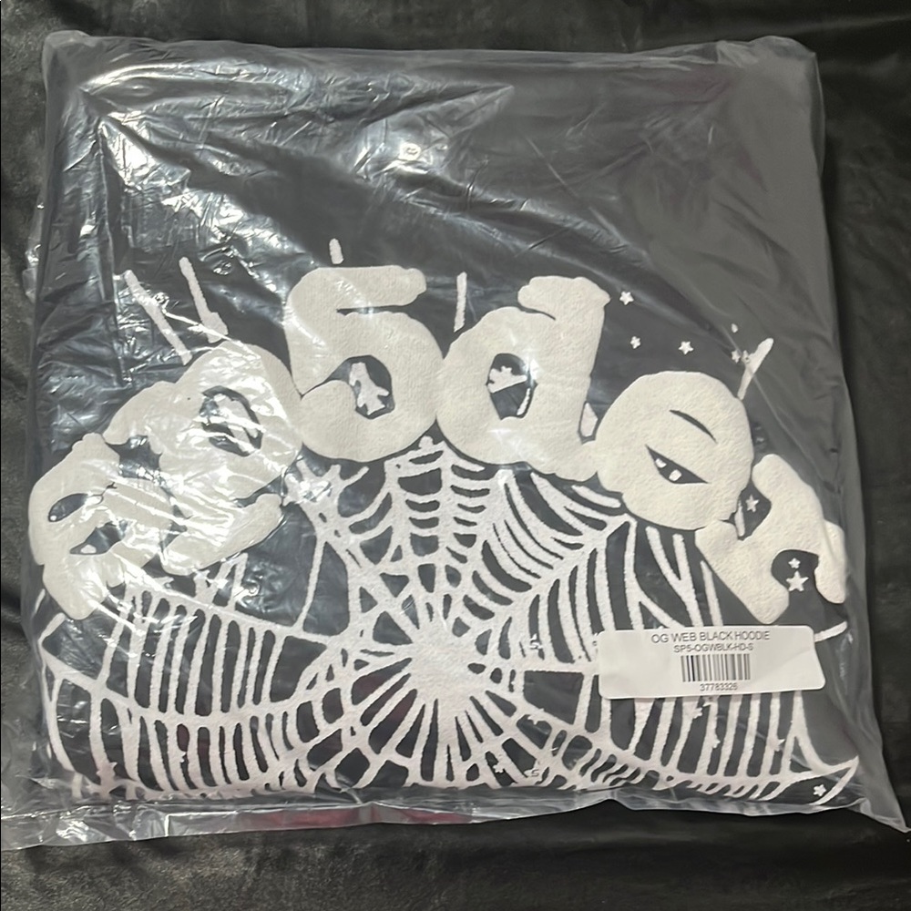 Sp5der OG Web Black Hoodie